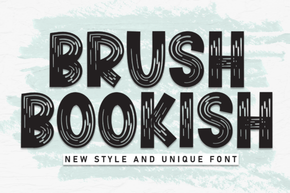 Brush Bookish Font for Creative Crafters