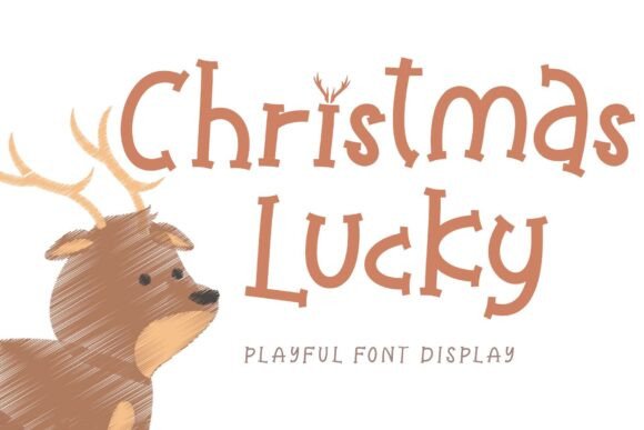 Christmas Lucky Font for Festive Branding