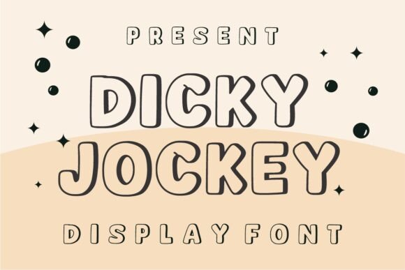 Dicky Jockey Font for Playful Craft Designs