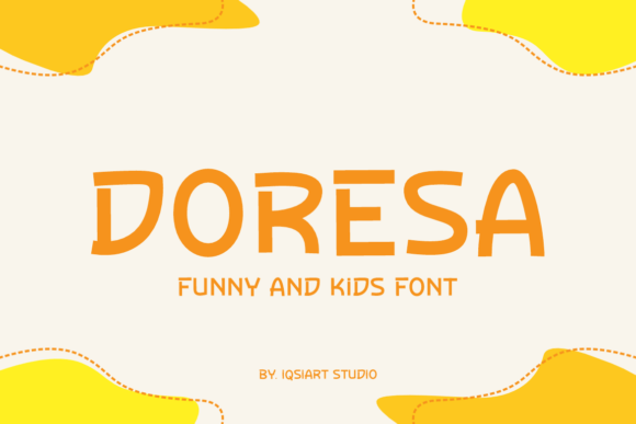 Doresa: A Playful Display Font for Kids