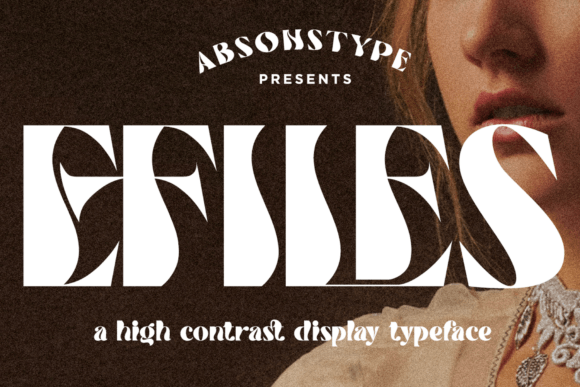 Efiles: A Bold Display Typeface for Web Design
