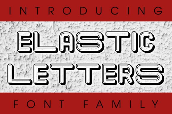 Elastic Letters: A Playful Display Typeface for Brands
