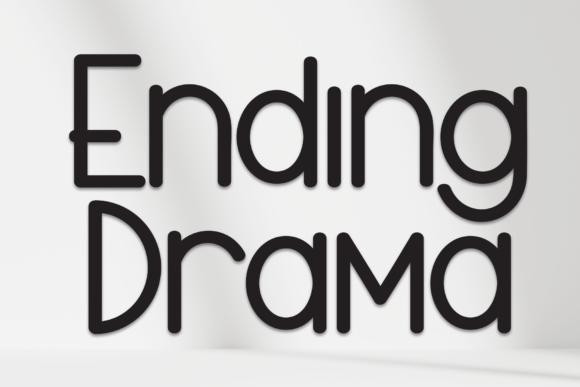 Ending Drama: A Handwritten Typeface for Editorial Warmth