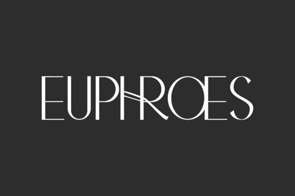 Euphroes Font Review: A Modern Display Typeface