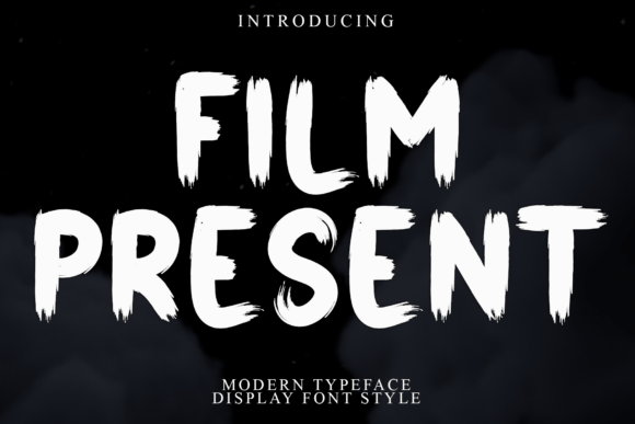 Film Present: A Playful Brush Typeface for Bold Branding