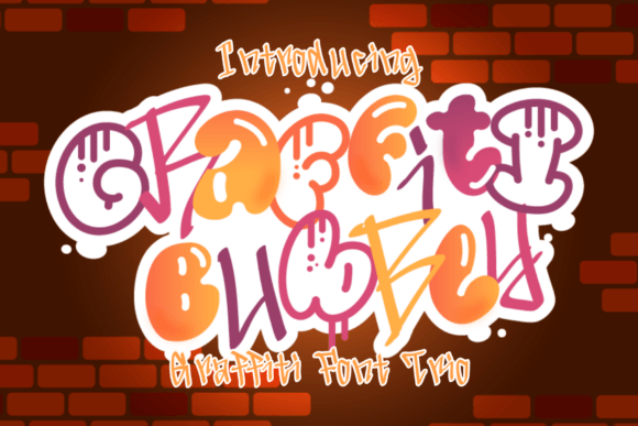 Graffiti Bubbly: The Playful Display Font for Makers