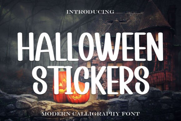 Halloween Stickers Font: A Designer’s Guide to Elegant Display Typography