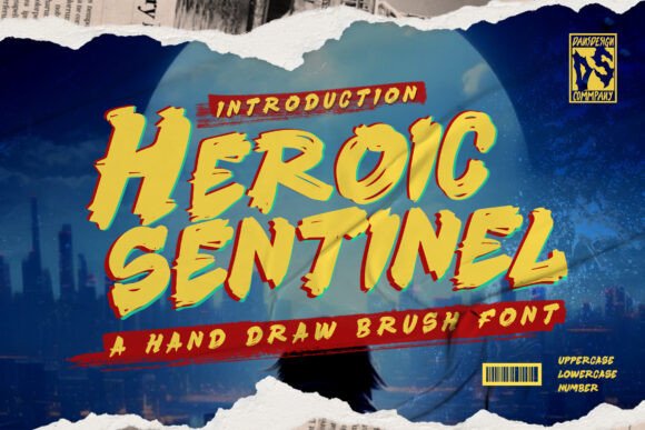Heroic Sentinel: A Bold Typeface for Modern Editorial Design