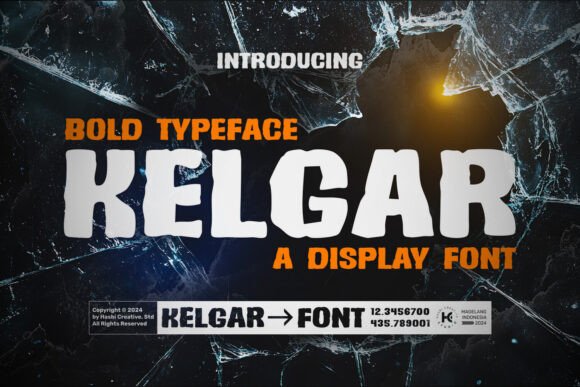 Kelgar: The Bold Display Font for Scroll-Stopping Headlines