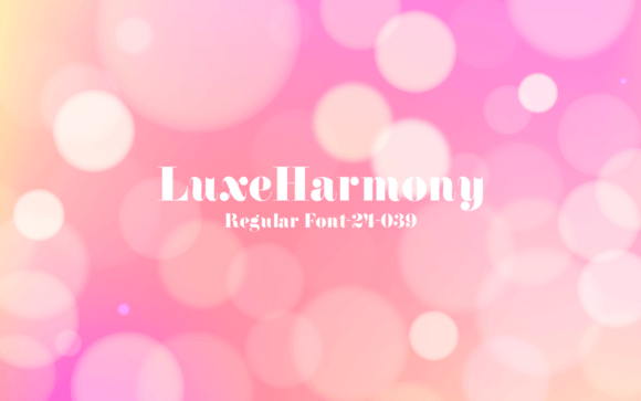 Luxe Harmony Typeface Review for Elegant Branding