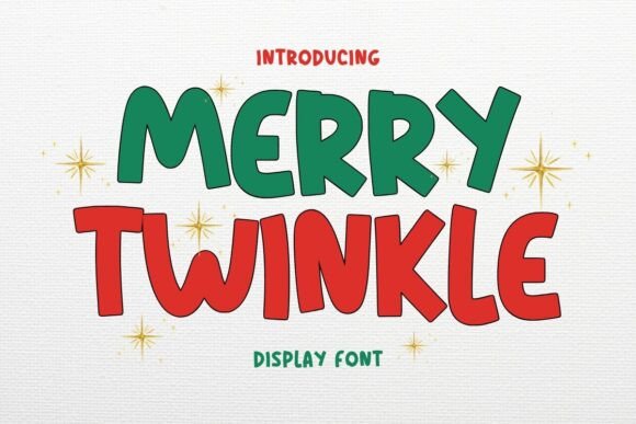 Merry Twinkle: Bold Display Font for Crafters