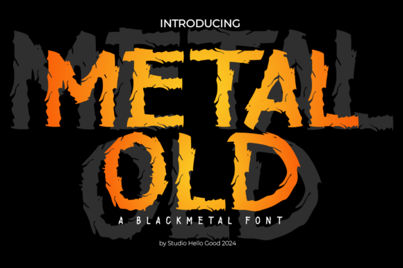 Metal Old: A Gritty Display Font for Bold Editorial Design