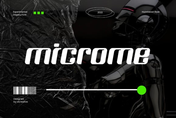 Microme Font: Future-Ready Display Type for Bold Campaigns