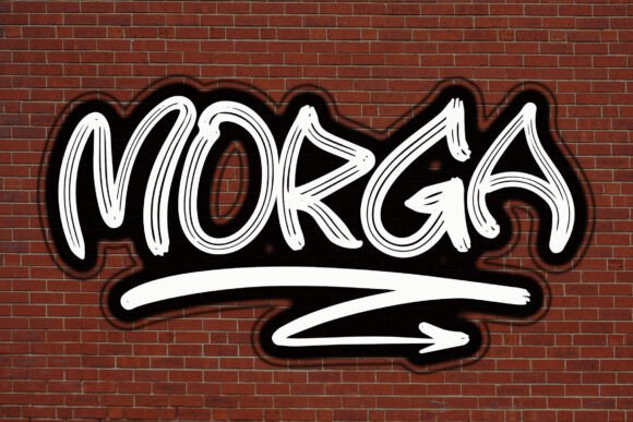 Morga: The Bold Graffiti Font for Makers