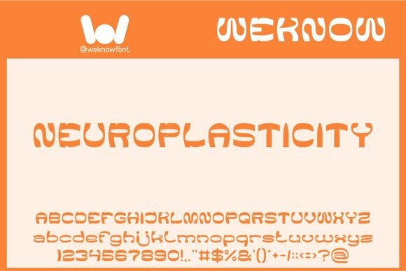 Neuroplasticity Display Font for Crafters