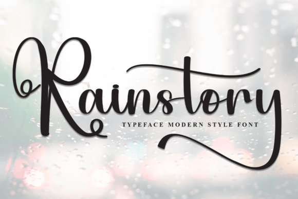 Rainstory: The Handwritten Display Font for Creators