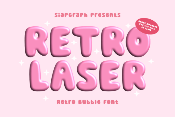 Retro Laser: A Bold Display Font for Modern Branding