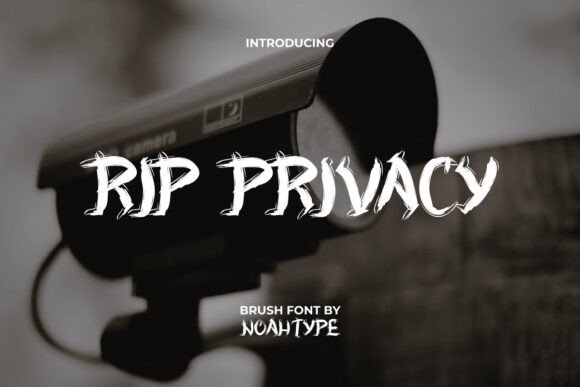 Rip Privacy: The Grunge Display Font for Bold Campaigns