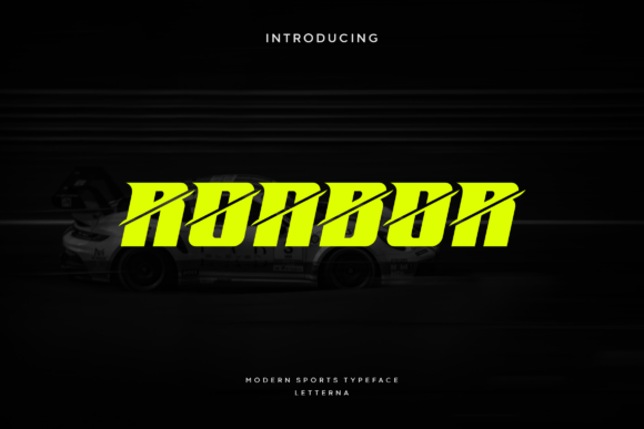 Ronbor Display Font for Dynamic Campaign Design