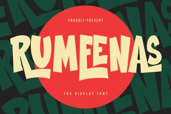 Rumeenas Display Font for Editorial Design