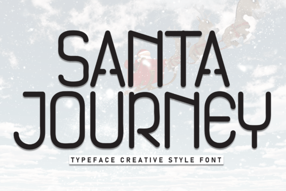 Santa Journey: A Whimsical Display Font for Web Design