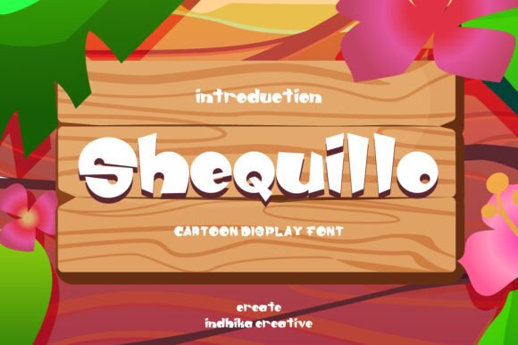 Shequillo: A Playful Display Font for Editorial Design