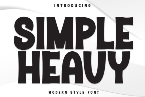 Simple Heavy: The Bold Display Typeface for Marketers