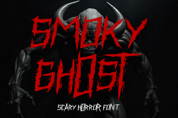 Smoky Ghost Typeface Review for Horror Branding