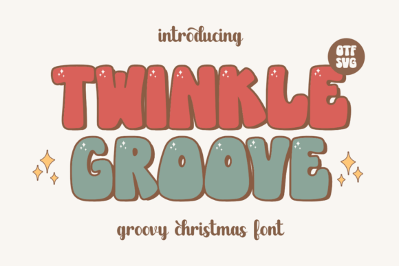 Twinkle Groove Font for Festive Branding