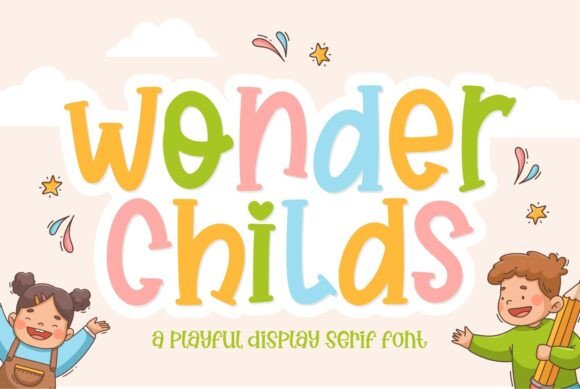 Wonder Childs Typeface for Playful Campaign Design