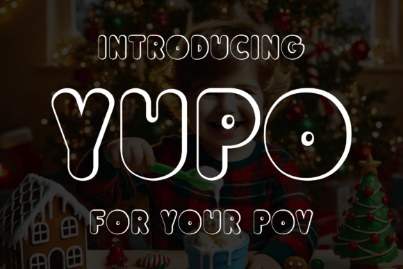Yupo Display Font for Festive Web Design